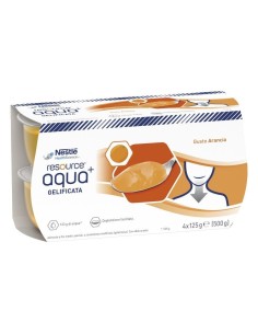 Bevanda gelificata arancia Resource Aqua+ 4x125 ml